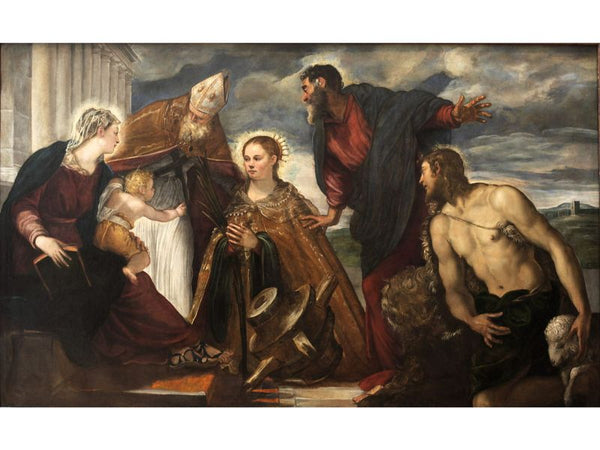 Virgin and Child with Saint Catherine, Saint Augustine, Saint Marc and Saint John the Baptist 