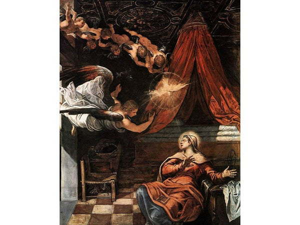 The Annunciation (detail) 