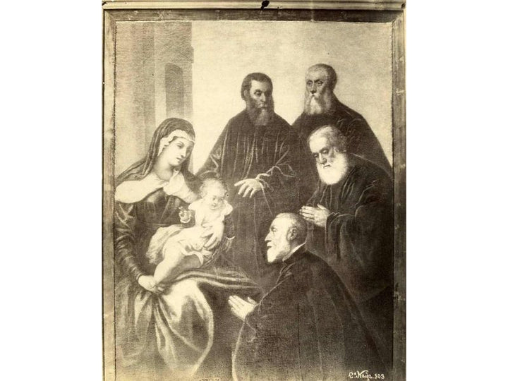 The Virgin and Child with four senators 