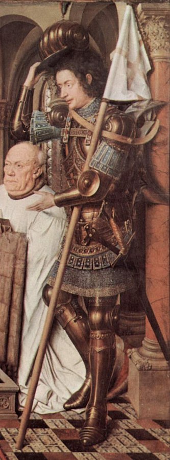 Parade armor Madonna of Canon George van der Paele with Domizian St., St. George and the founder Paele 