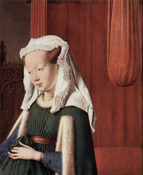 Portrait of Giovanni Arnolfini and his Wife (detail 2) 1434 