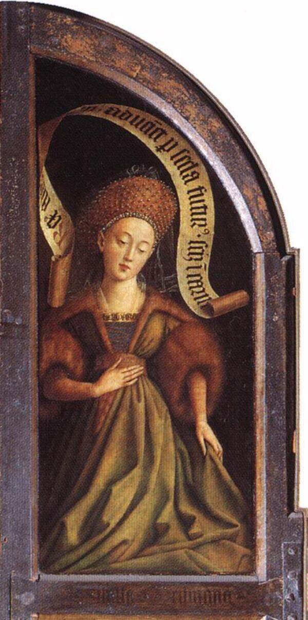 The Ghent Altarpiece- Cumaean Sibyl 1432 