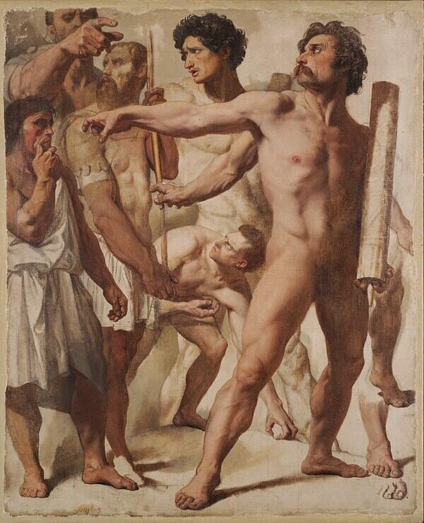 Study for The Martyrdom of St. Symphorien 