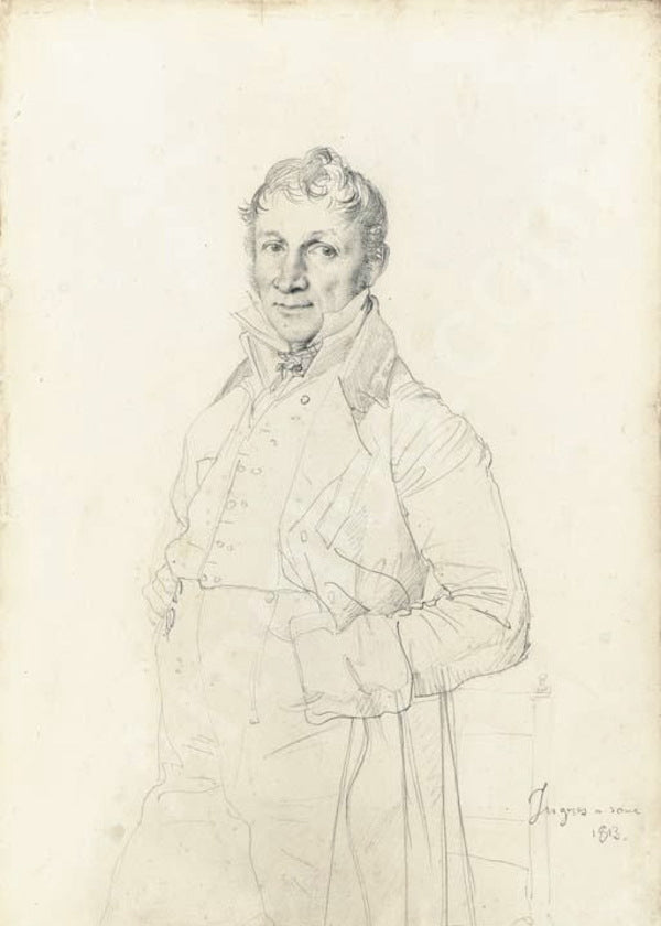 Portrait of a gentleman, believed to be Charles-Bernardin-Ghislain Coppieters-Stochove, three-quarter-length, by a chair 