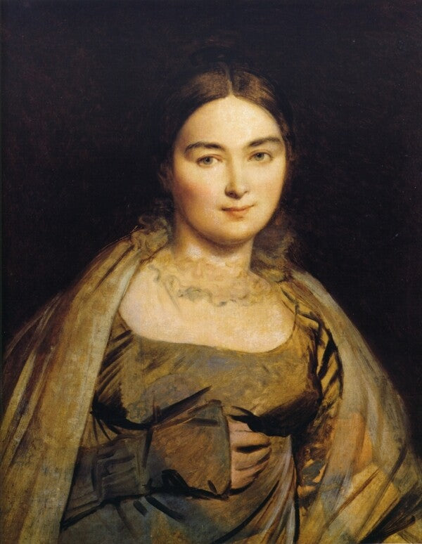 Portrait of Madame Ingres 