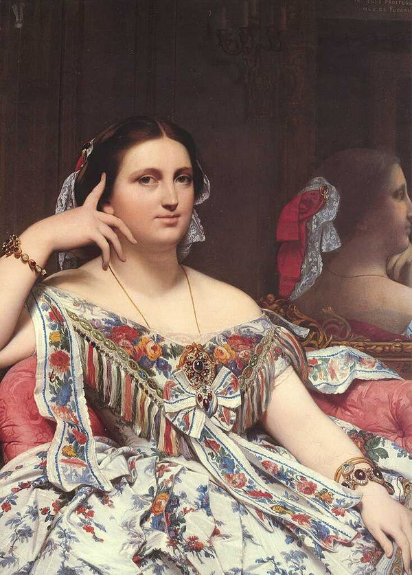 Madame Paul-Sigisbert Moitessier, née Marie-Clotilde-Inès de Foucauld, Seated [detail] 