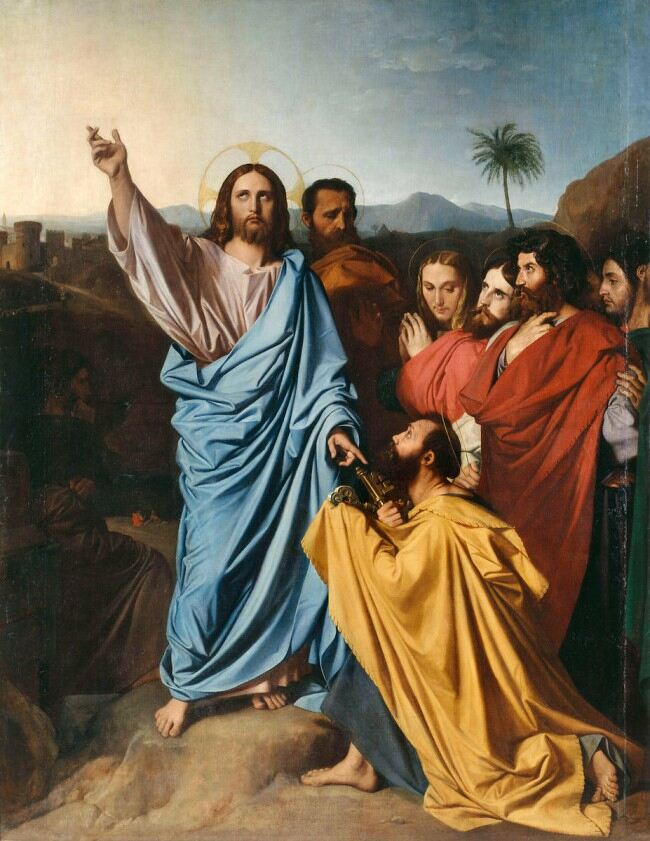 Christ Giving Peter the Keys of Paradise 
