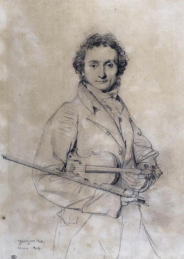 The Violinist Niccolò Paganini 