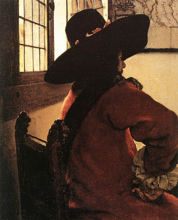 Officer with a Laughing Girl (detail-2) 1657 