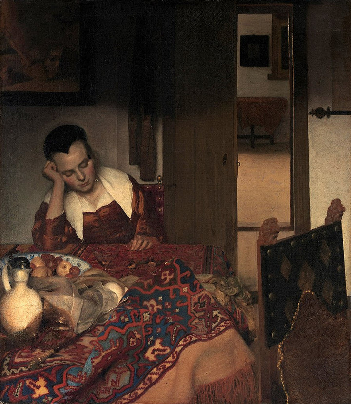 A Woman Asleep at Table c. 1657 