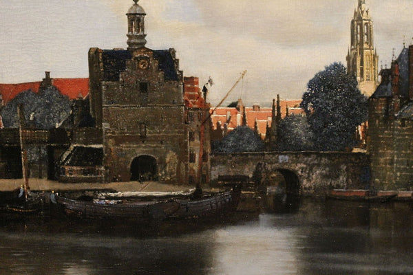 View of Delft (detail-3) 1659-60 
