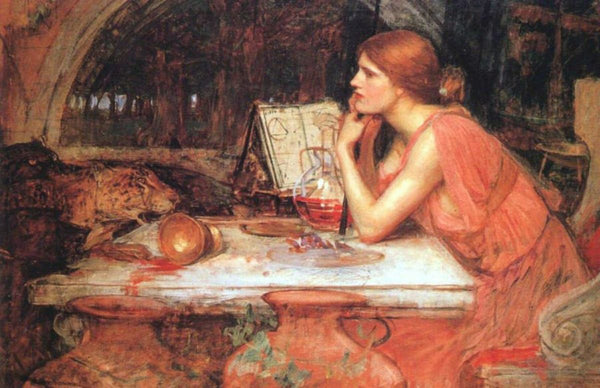 The Sorceress Painting by John William Waterhouse