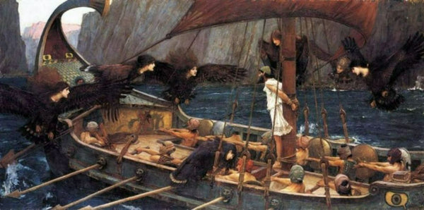 Ulysses and the Sirens 1891 Painting by John William Waterhouse