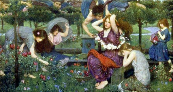 Flora and the Zephyrs 1898 Painting by John William Waterhouse
