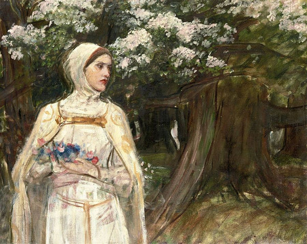 Beatrice study 1915 Painting by John William Waterhouse
