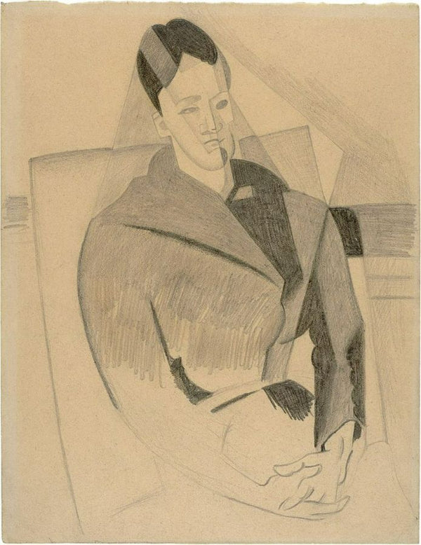 Portrait de Madame Cezanne (d'apres Paul Cezanne) 