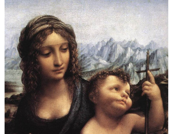 Madonna with the Yarnwinder (detail) after 1510 