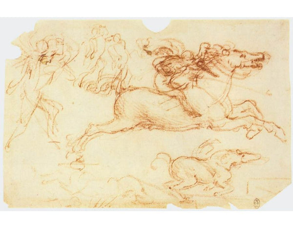 Galloping Rider and other figures 