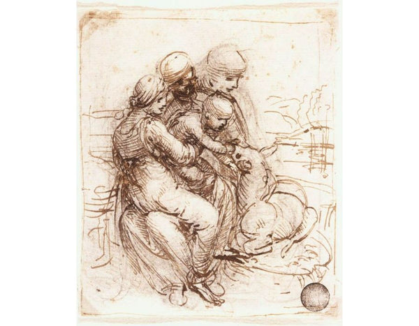 Study of St Anne, Mary, the Christ Child and the young St John 