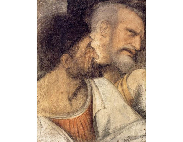 Heads of Judas and Peter 