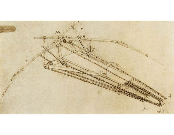 Drawing Of A Flying Machine 