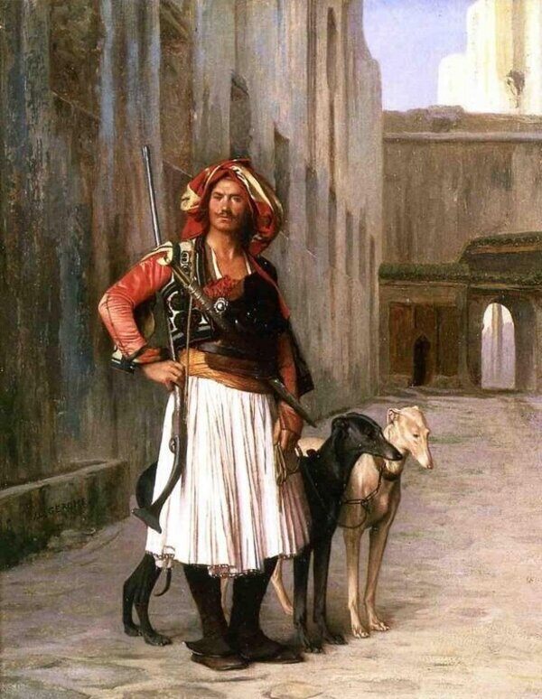 Arnaut from Cairo Painting by Jean-Leon