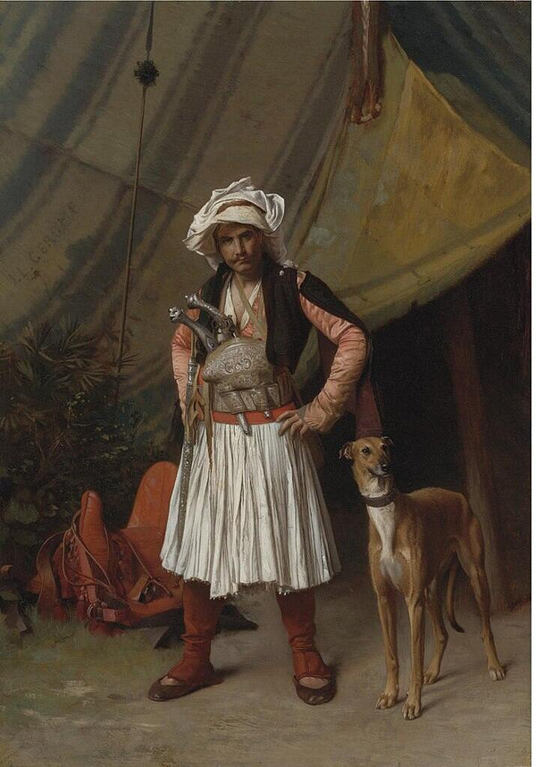 Bashi Bazouk And His Dog Painting by Jean-Leon