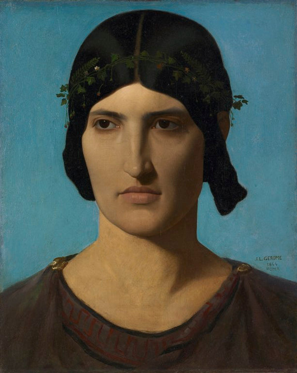 Portrait of a Roman Woman Painting by Jean-Leon