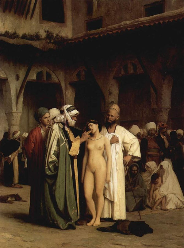 Slave Market (or For Sale) Painting by Jean-Leon