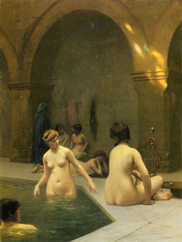 The Bathers Painting by Jean-Leon