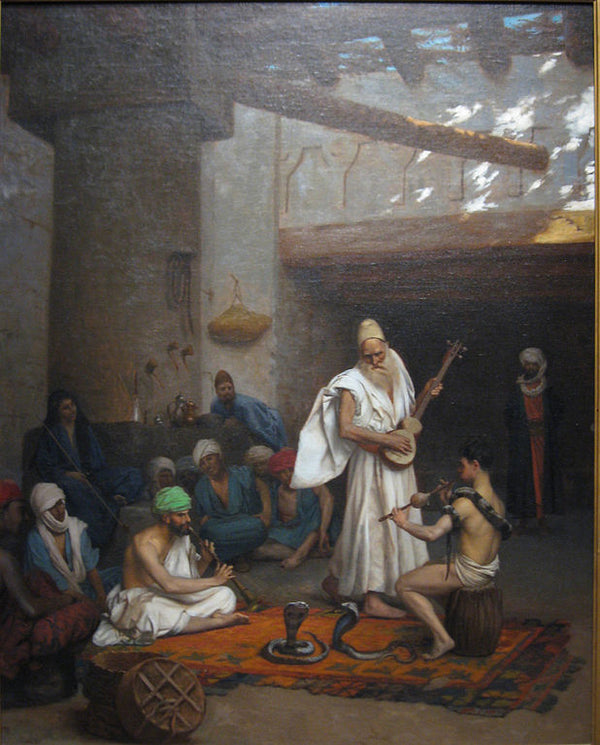 The Snake Charmer Painting by Jean-Leon