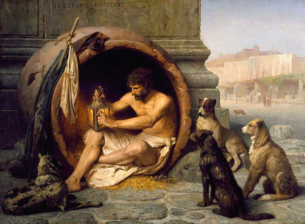 Diogenes Painting by Jean-Leon