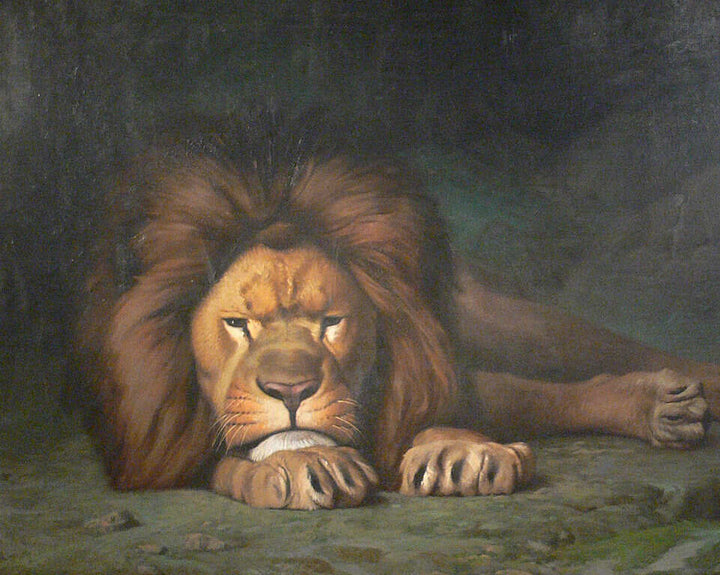 Nominor Leo Painting by Jean-Leon