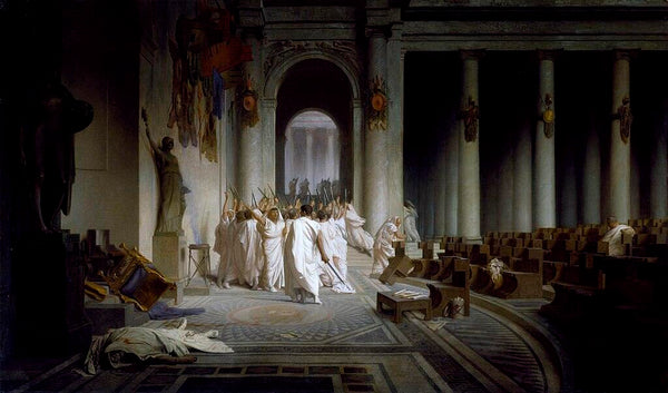 The Death of Caesar Painting by Jean-Leon