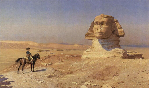 Bonaparte Before the Sphinx Painting  by Jean-Leon