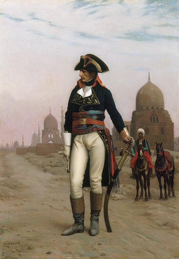 General Bonaparte in Cairo Painting by Jean-Leon