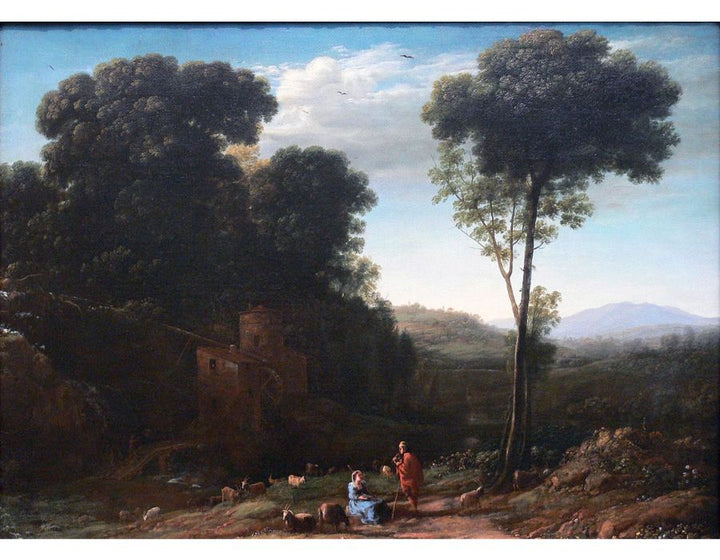 Pastoral Landscape with a Mill 