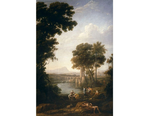 Landscape with Moses saved from the waters 