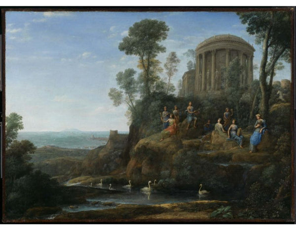 Apollo and the Muses on Mount Helion (Parnassus) 1680 