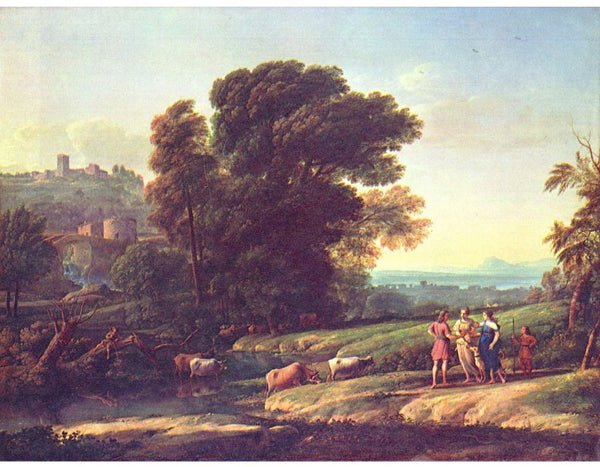 Landscape with Cephalus and Procris Reunited by Diana, 1645 
