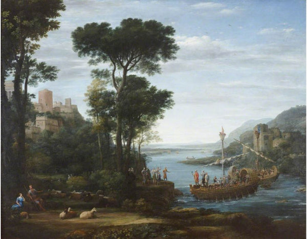 Landscape with the arrival of Aeneas at Pallanteum (detail) 
