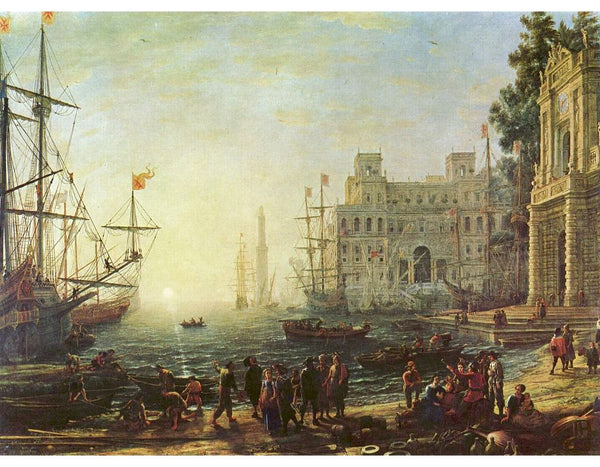 Harbour with Villa Medici, 1637 