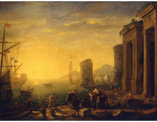 Morning at the Port, 1640 