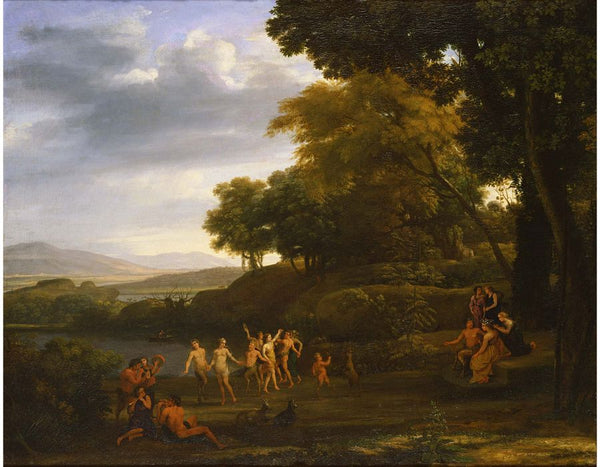Landscape with Dancing Satyrs and Nymphs 