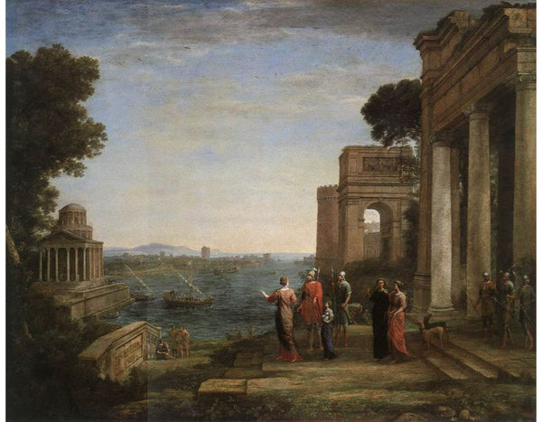 Aeneas's Farewell to Dido in Carthago 1676 