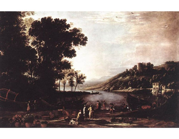 Landscape with Merchants c. 1630 