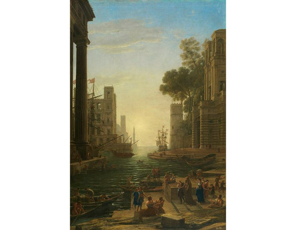 Landscape with the Embarkation of Saint Paula Romana at Ostia 1639 