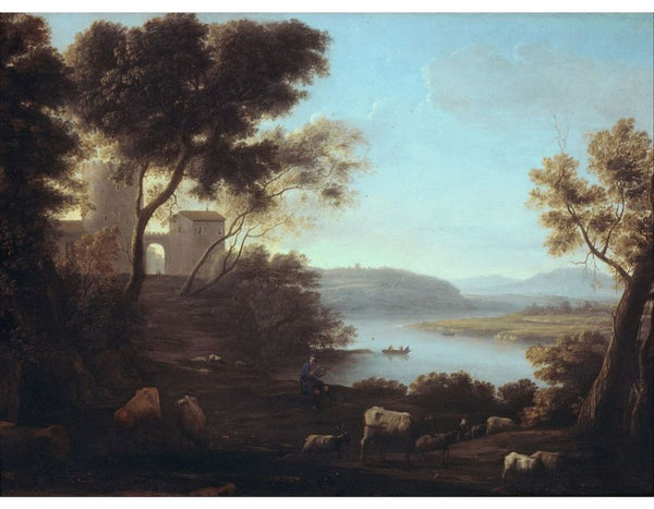Pastoral Landscape The Roman Campagna ca 1639 