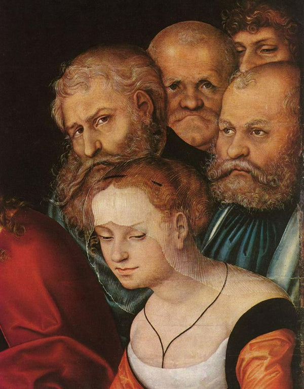 Christ and the Adulteress (detail) 1532 