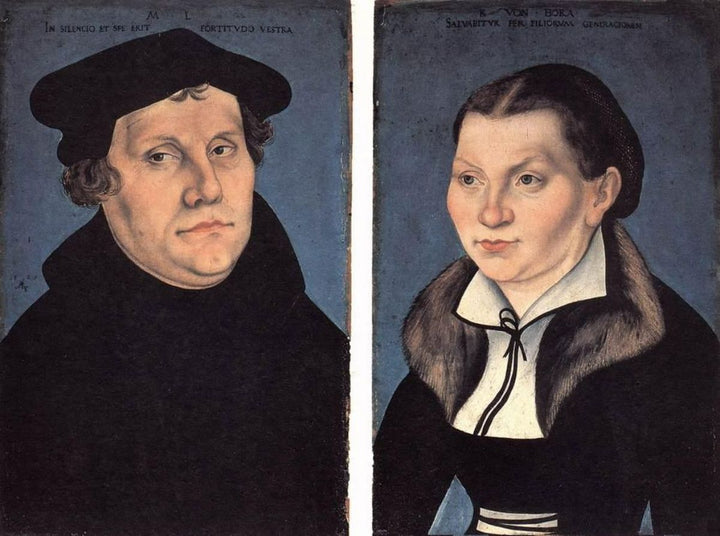Diptych with the Portraits of Martin Luther and his Wife 